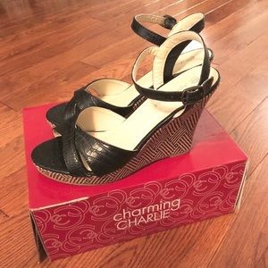 Charming Charlie’s size 8 wedge heel